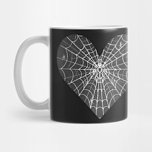 Spider Web Heart V35 Mug